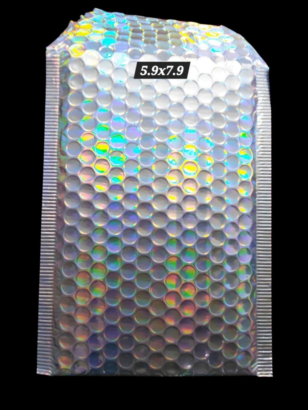20ct. 5x7/4x8 Holographic Silver and Red Bubble Mailer Mix ✨️PRICE FIRM✨️ - Picture 4 of 5